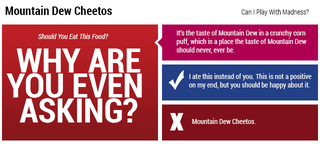 Illustration for article titled Mountain Dew Cheetos: The Snacktaku Review